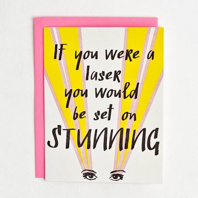 Stunning Laser Love Card