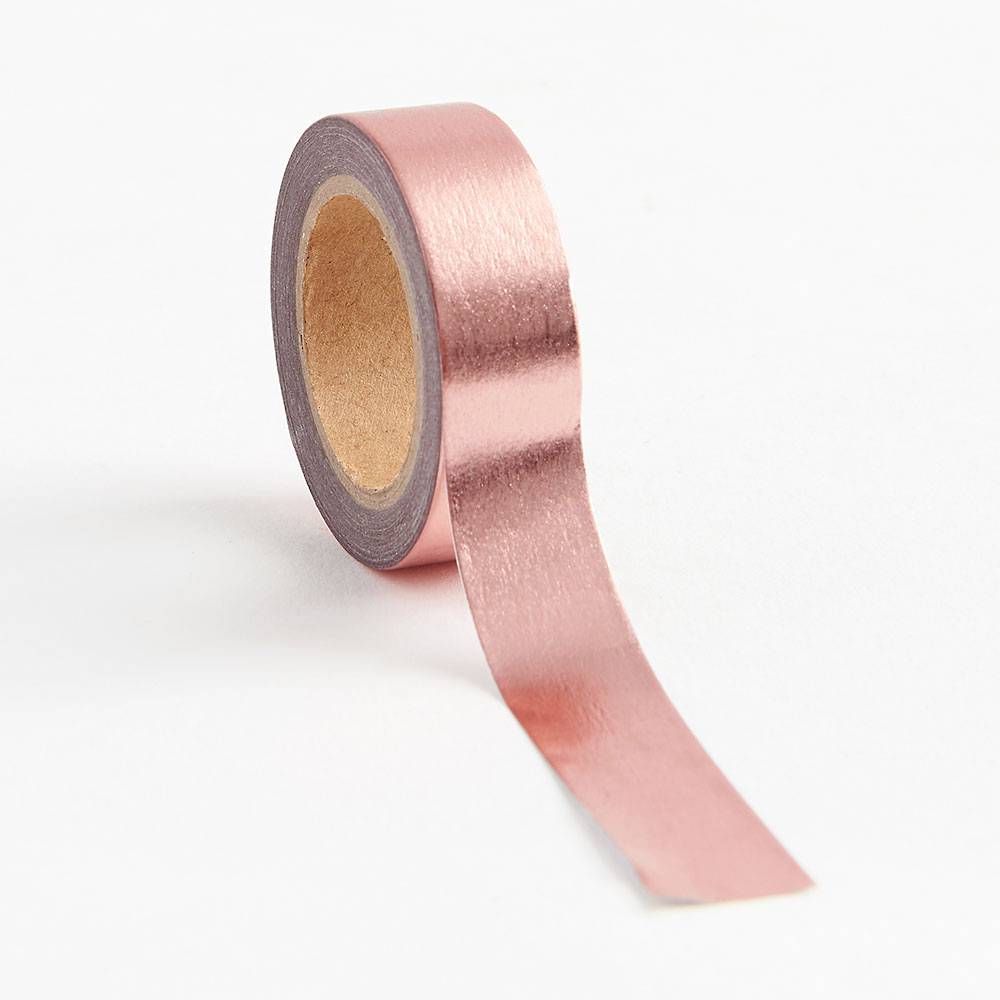 Rose Gold Metallic Washi Tape