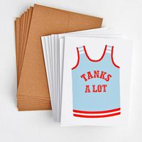 Tanks a Lot Thank You Card Set