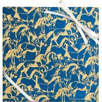 Gold Horses Handmade Paper