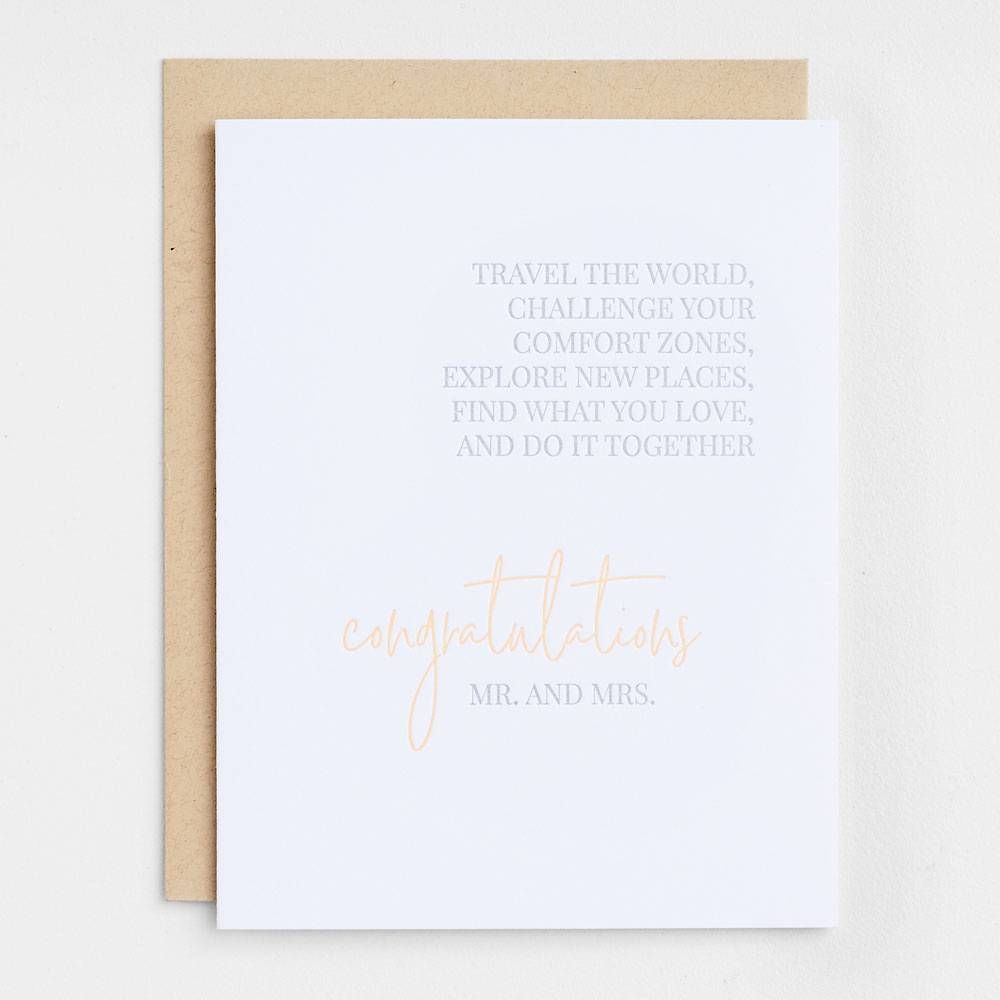 Do It Together Wedding Card