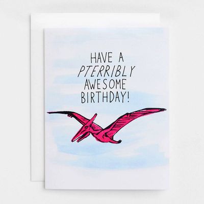 Pterribly Awesome Birthday Card