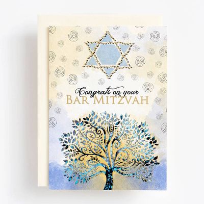 Congrats on Your Bar Mitzvah Card