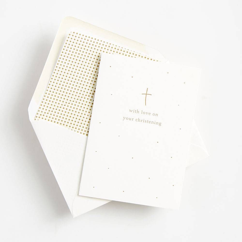 With Love on your Christening Card