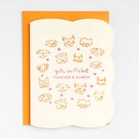 Furever and Always Greeting Card