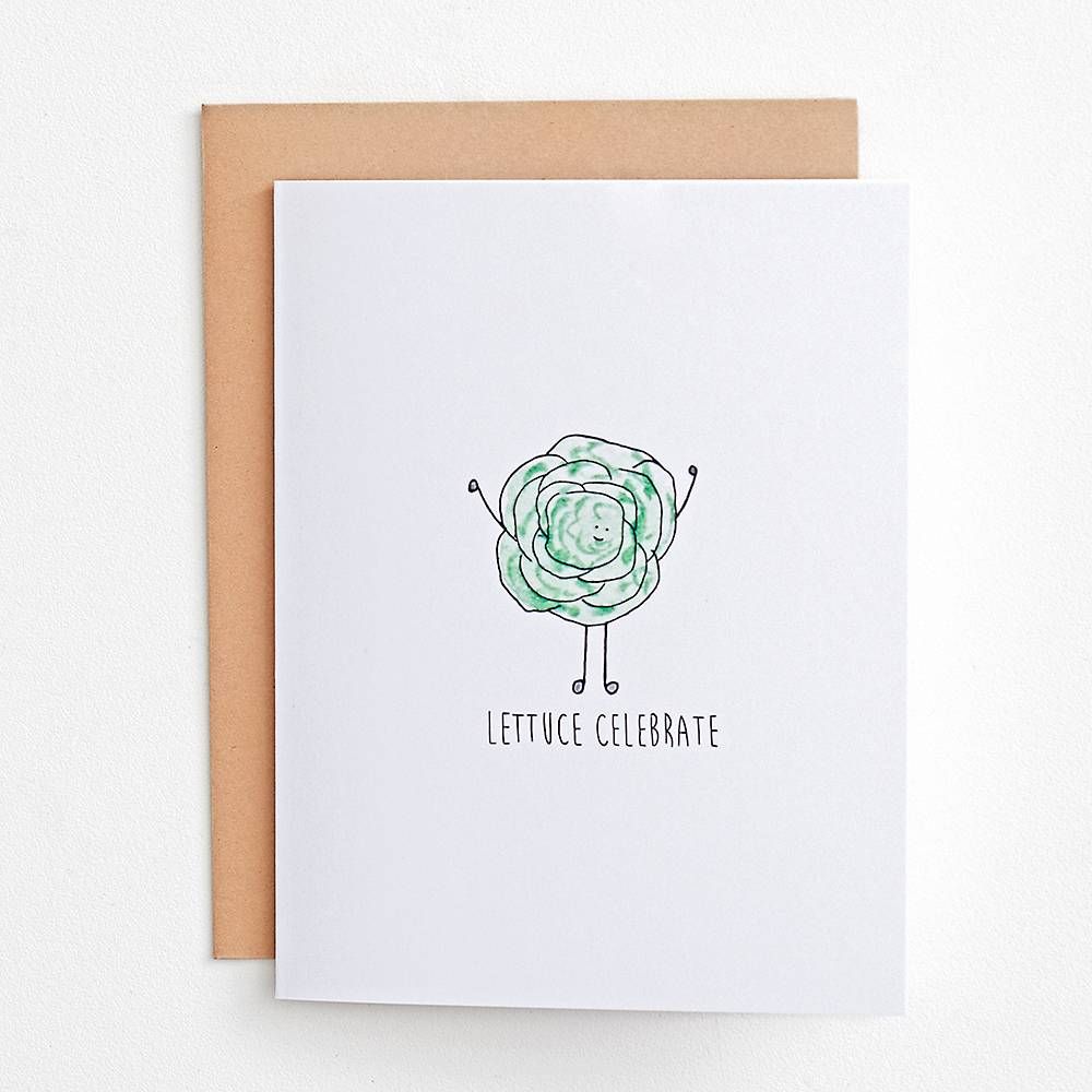 Lettuce Celebrate Congratulations Card