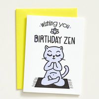 Zen Wishes Birthday Card