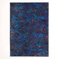 Blue/Black Marble Fine Paper