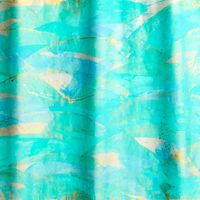 Aqua Painted Handmade Paper