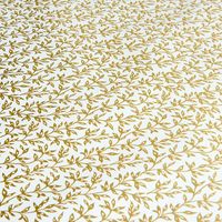 Gold Vines on Cream Stone Flat Wrap