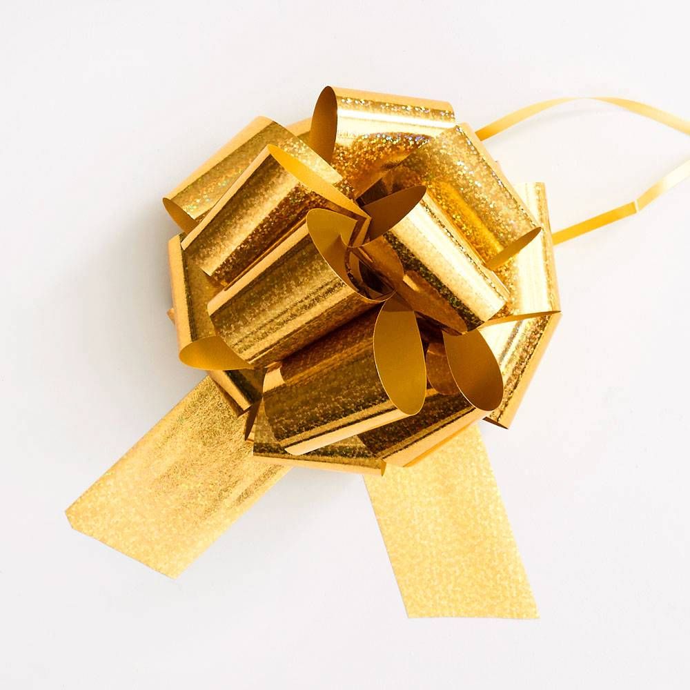 Gold Metallic Easy Bow