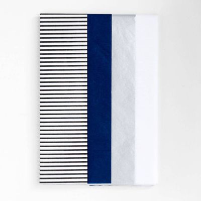Navy And Silver Tissue Paper Set