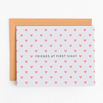 Friends At First Sight Greeting Card