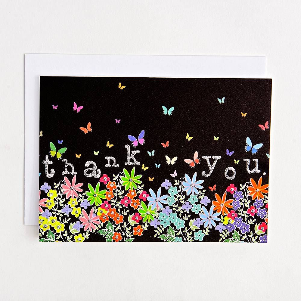 Butterflies Thank You Card