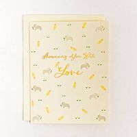 Showering You With Love Baby Card