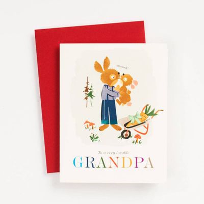 Very Lovable Grandpa Card