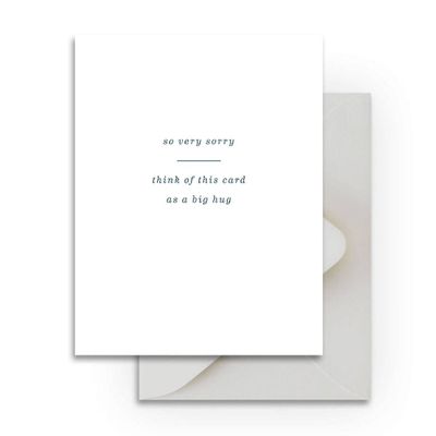Big Hug Sympathy Card