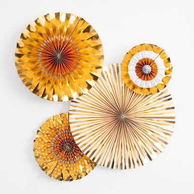 Gold Party Rosettes