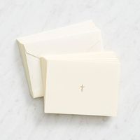 Gold Cross Stationery Set