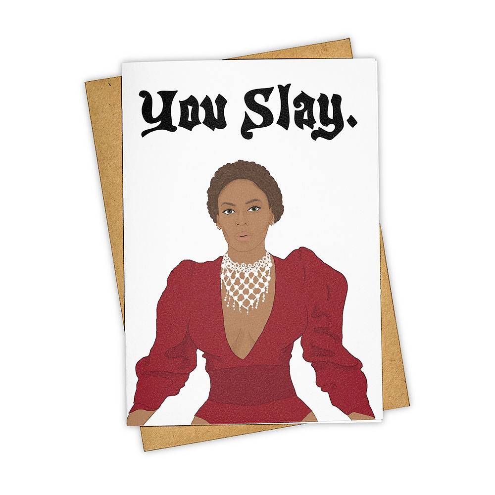 Slaying Definition | Greeting Card