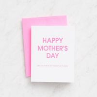 Mistaken As My Sister Mother's Day Card