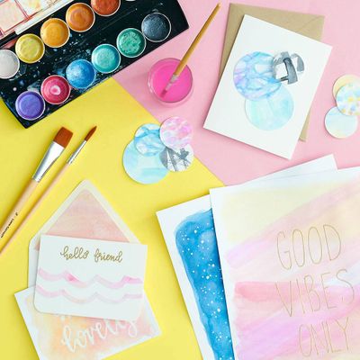 Live Workshop Essentials: Watercolor Stationery