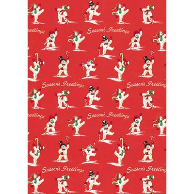 Snowmen Flat Wrap