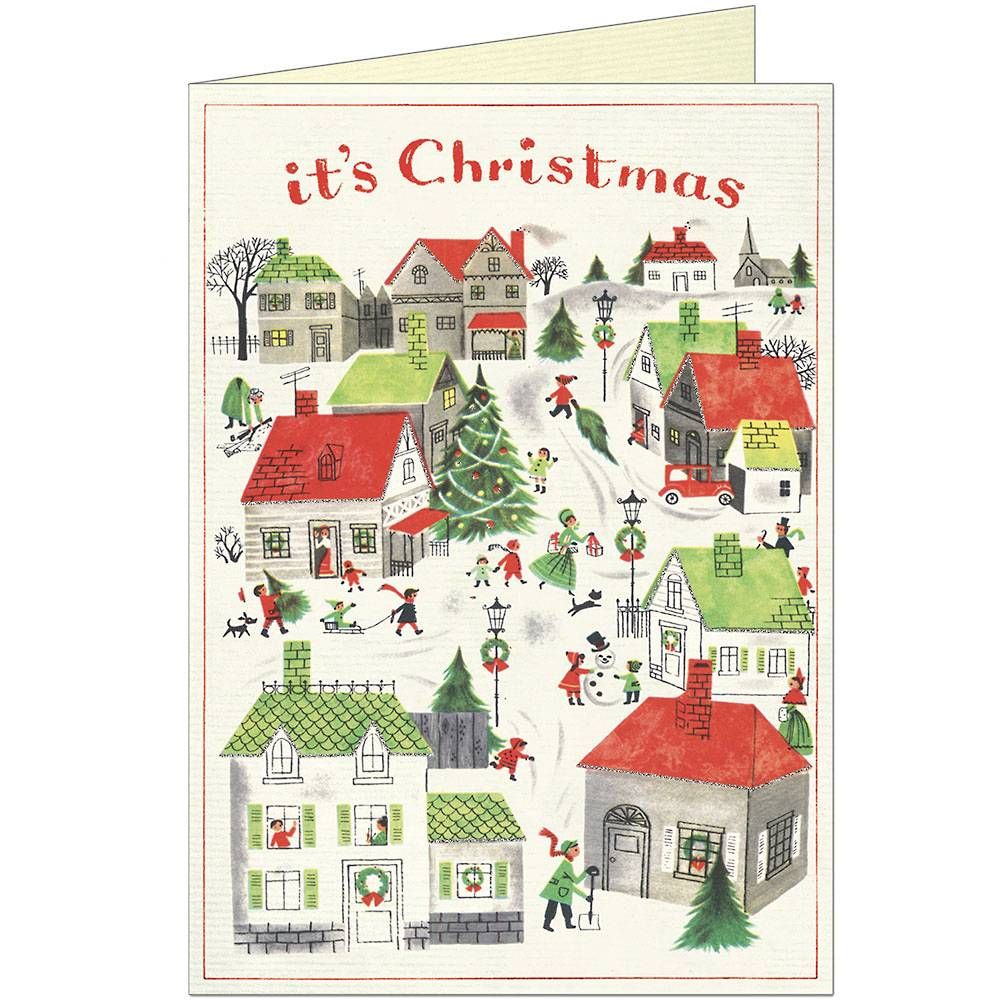 Christmas Village Card