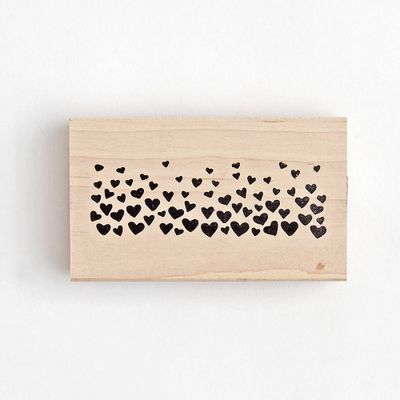 Heart Confetti Stamp