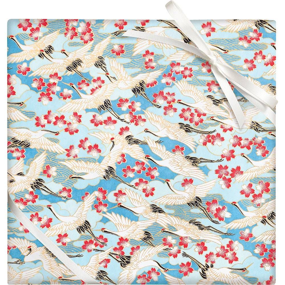 Cranes and Plum Blossom Handmade Paper