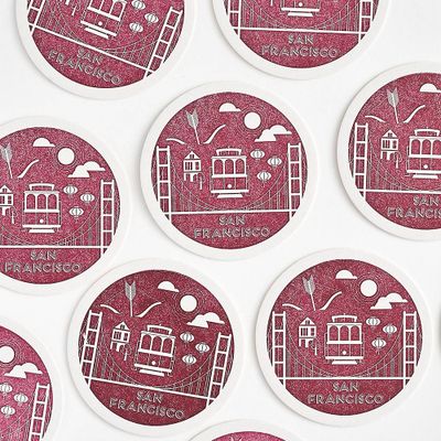 San Francisco City Icons Coasters