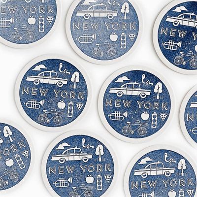 New York City Icons Coasters