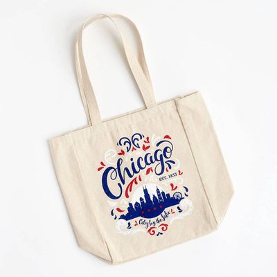 Chicago City By The Lake Tote Bag