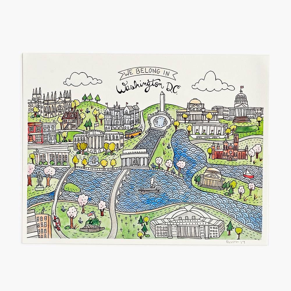 We Belong In Washington D.C. Art Print