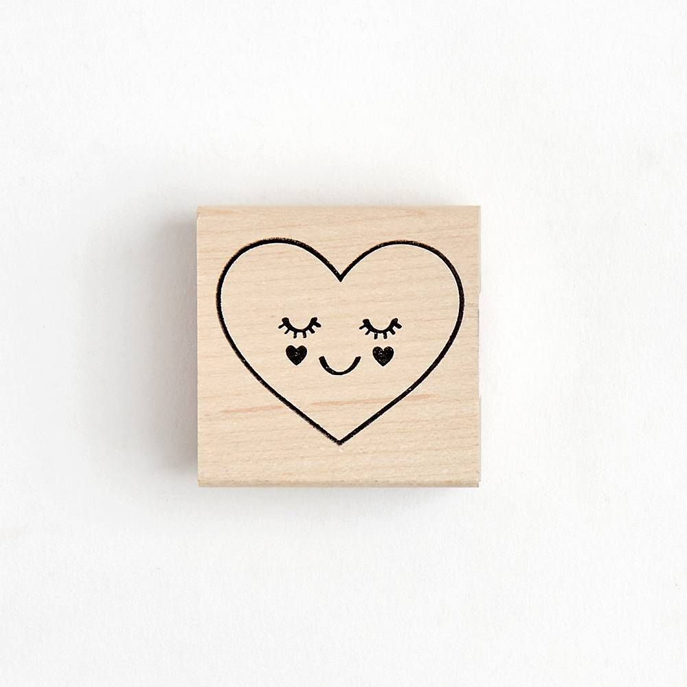 Heart Face Stamp