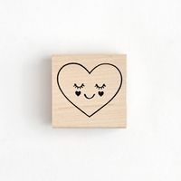 Heart Face Stamp