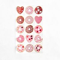 Donut Heart Stickers