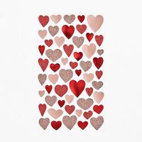 Glitter and Foil Heart Stickers