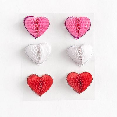 Heart Honeycomb Stickers