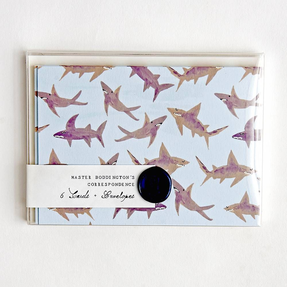 School of Sharks Stationery Set