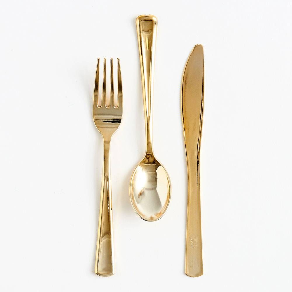 Gold Flatware