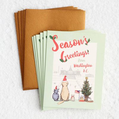 Greetings from Washington D.C. Holiday Card Set