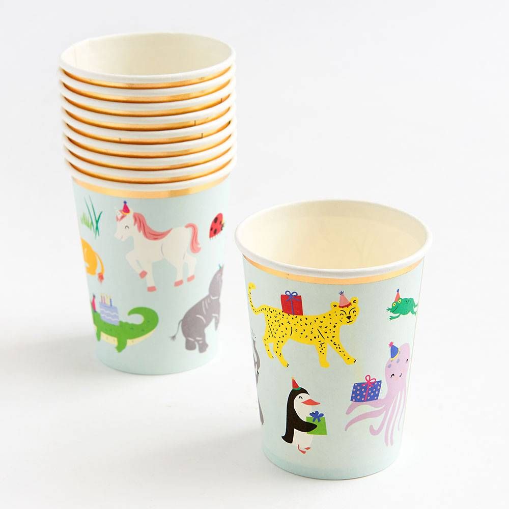 Jungle Animal Cups