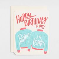 Partner in Crime Birthday Card