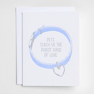 Purest Love Pet Sympathy Card