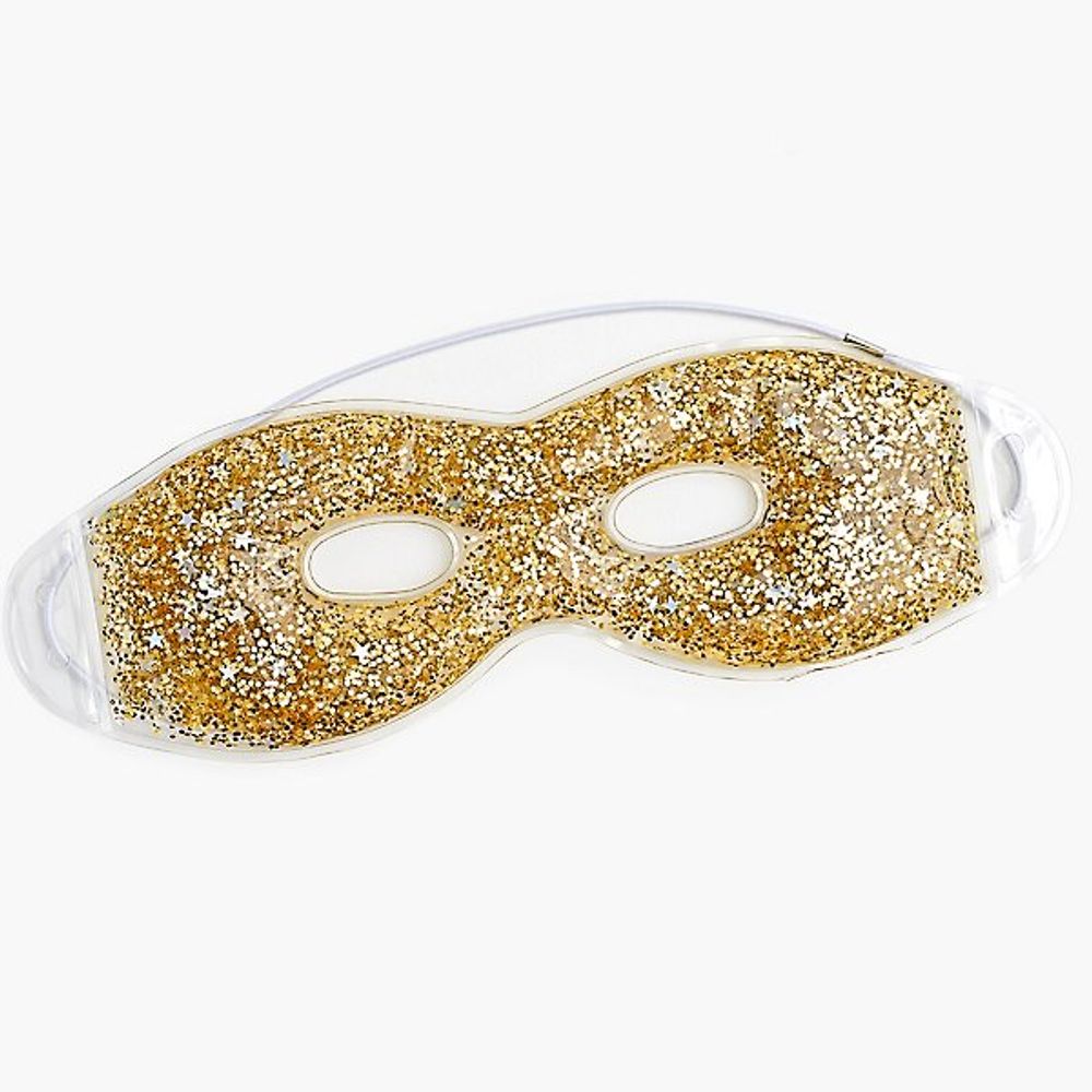 glitter gel eye mask