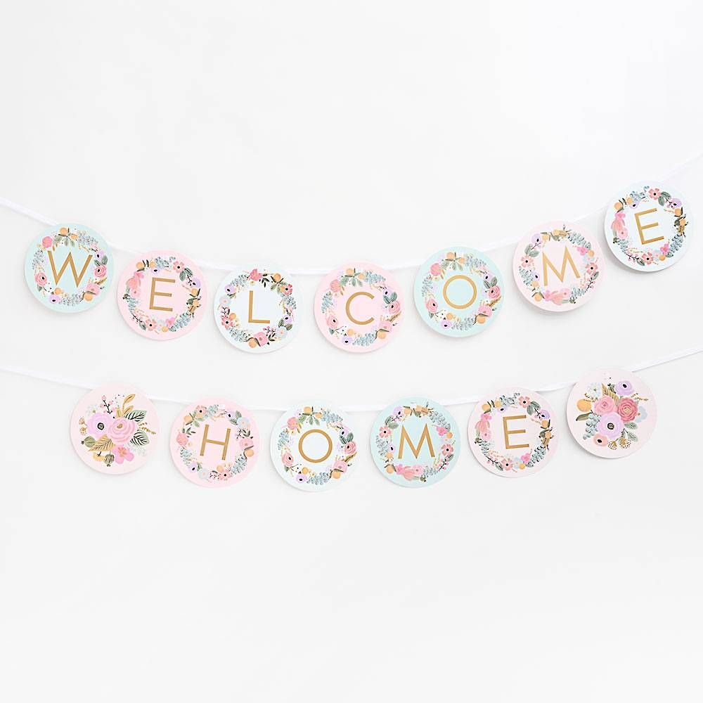 Garden Party Letter Garland