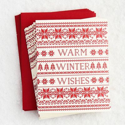 Warm Winter Wishes Holiday Card Set