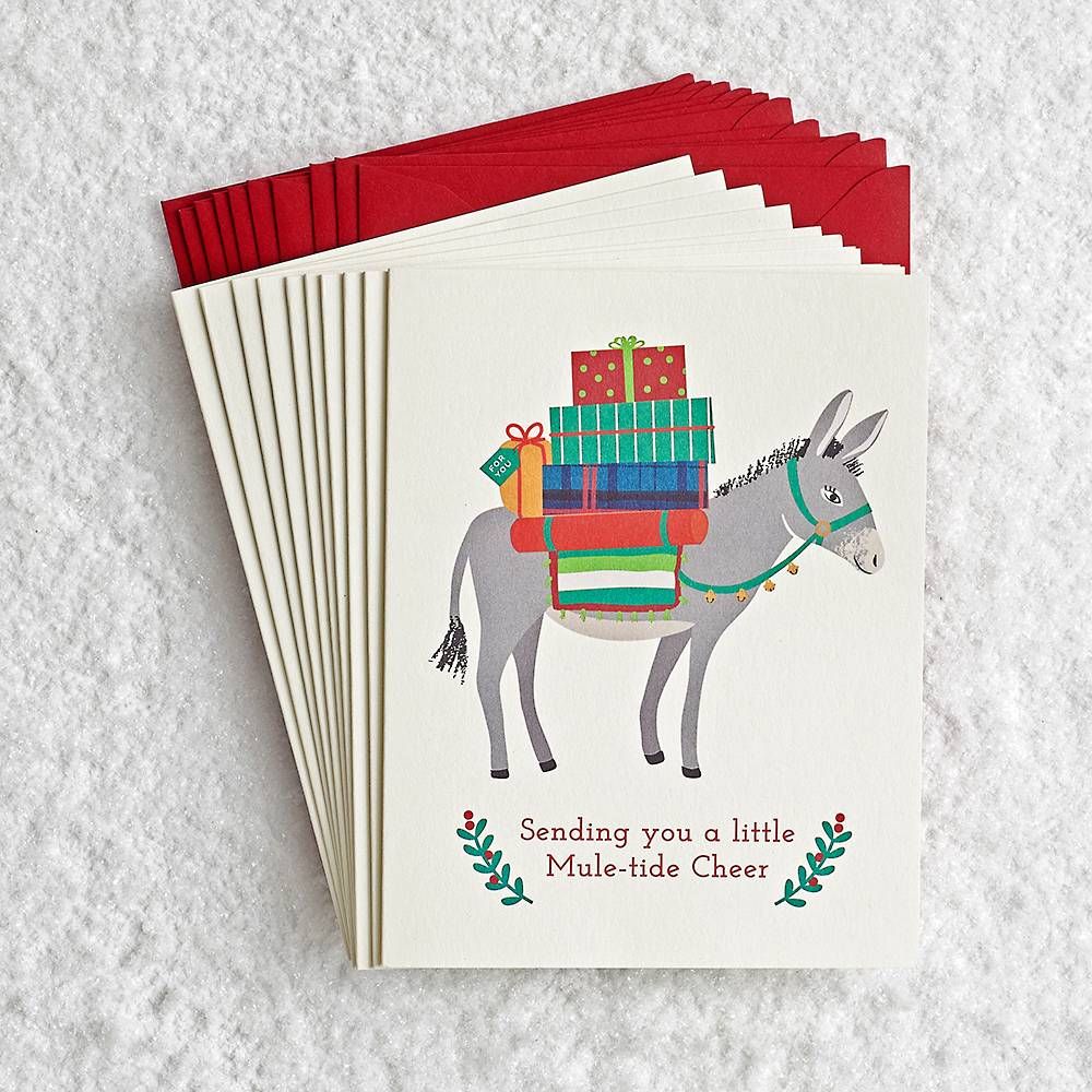 Mule-tide Cheer Holiday Card Set