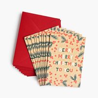 Berry Merry Christmas Holiday Card Set